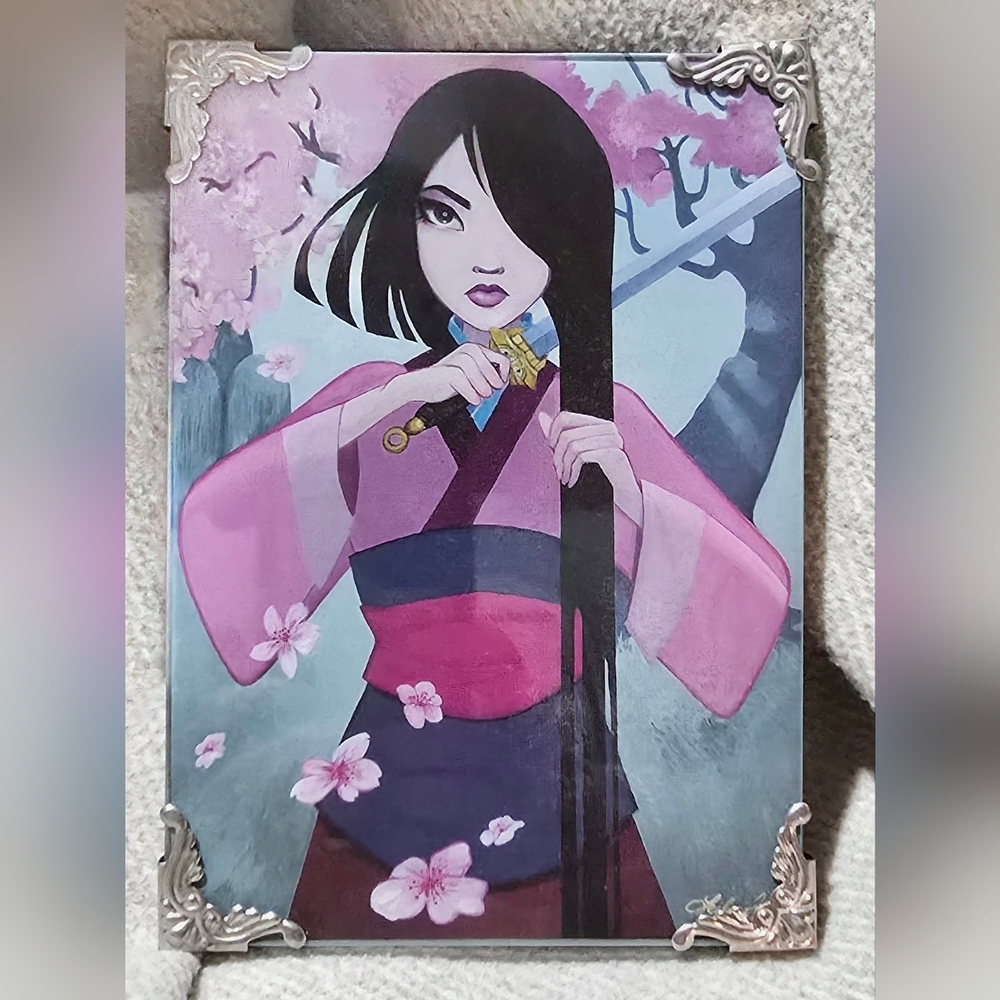 Mulan "Shirt Hair" Post Card